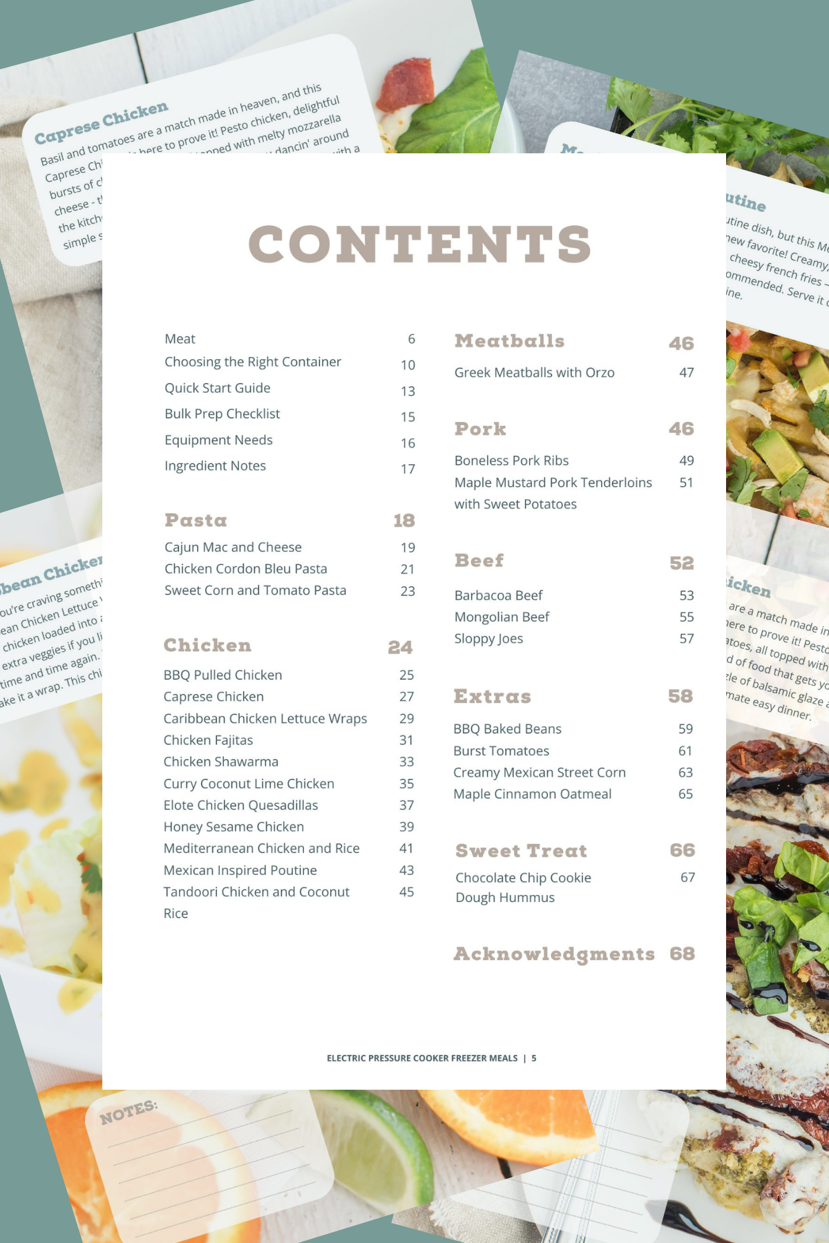 eBook Instant Pot Freezer Meal Cookbook - SUMMER