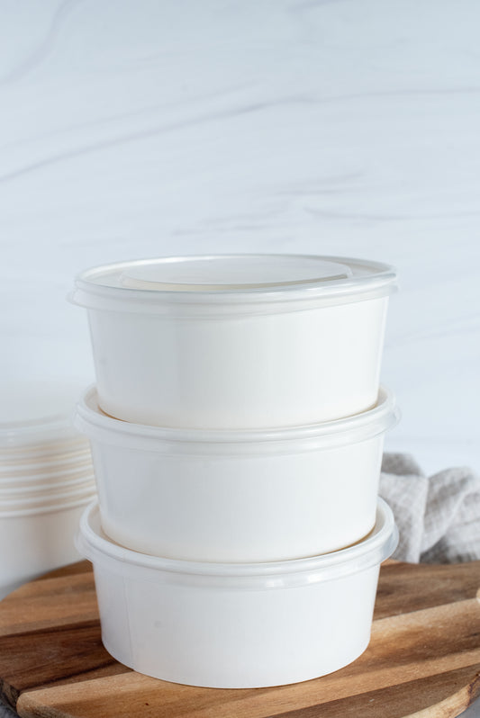 Freezer Meal Buckets + Lids