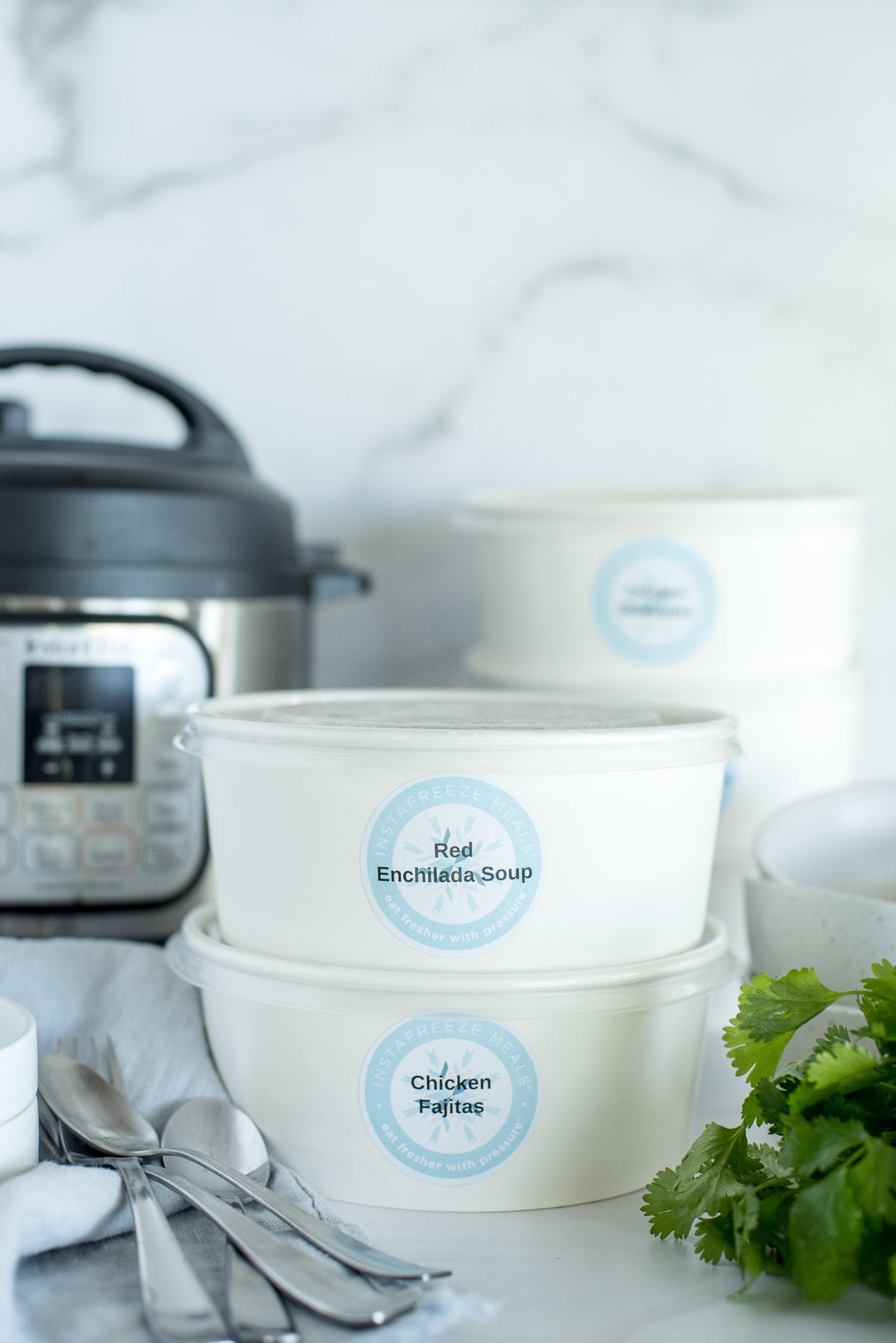 Freezer Meal Buckets + Lids