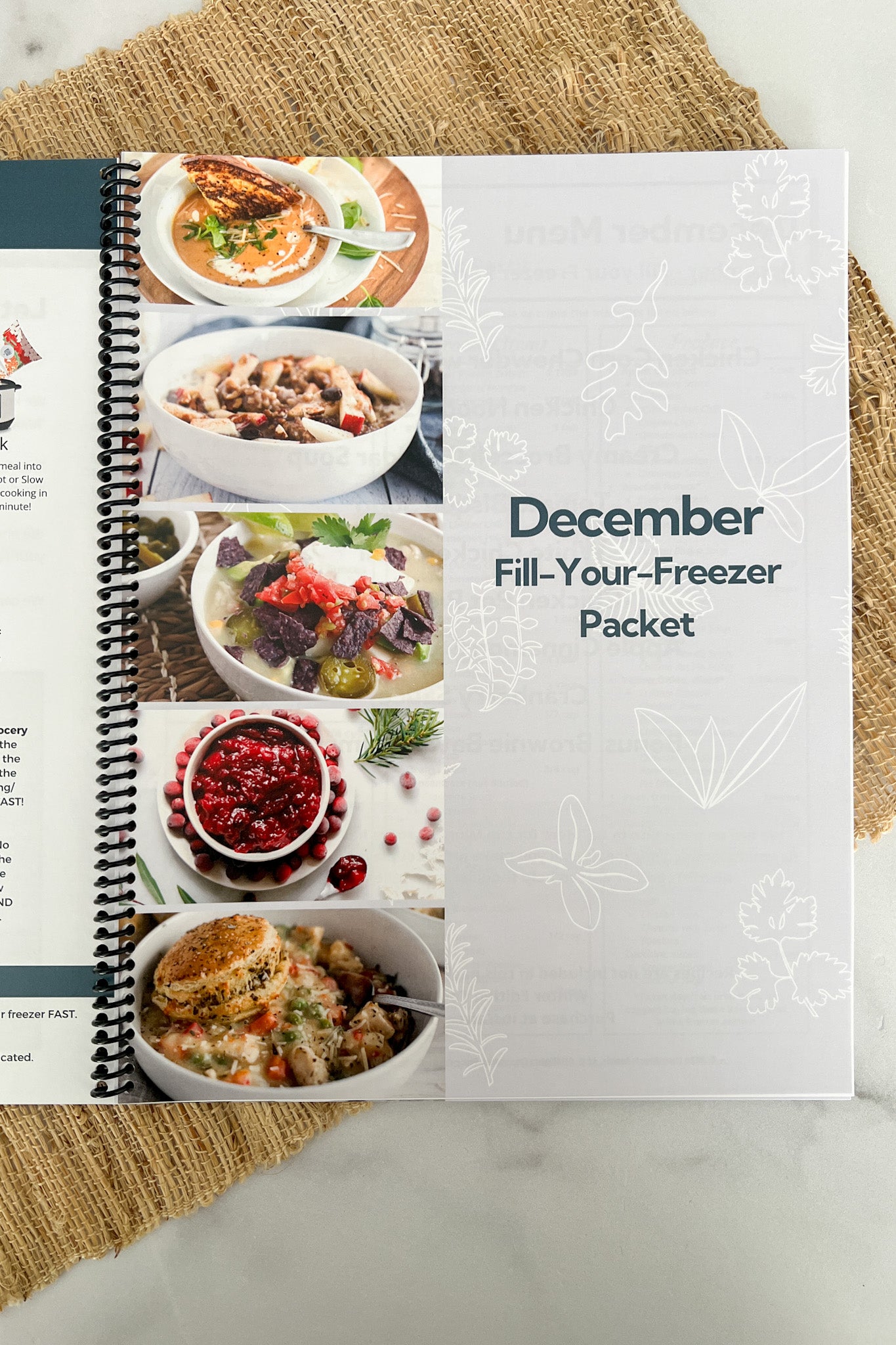 WINTER FILL YOUR FREEZER PACKET - (PRINTED VERSION)